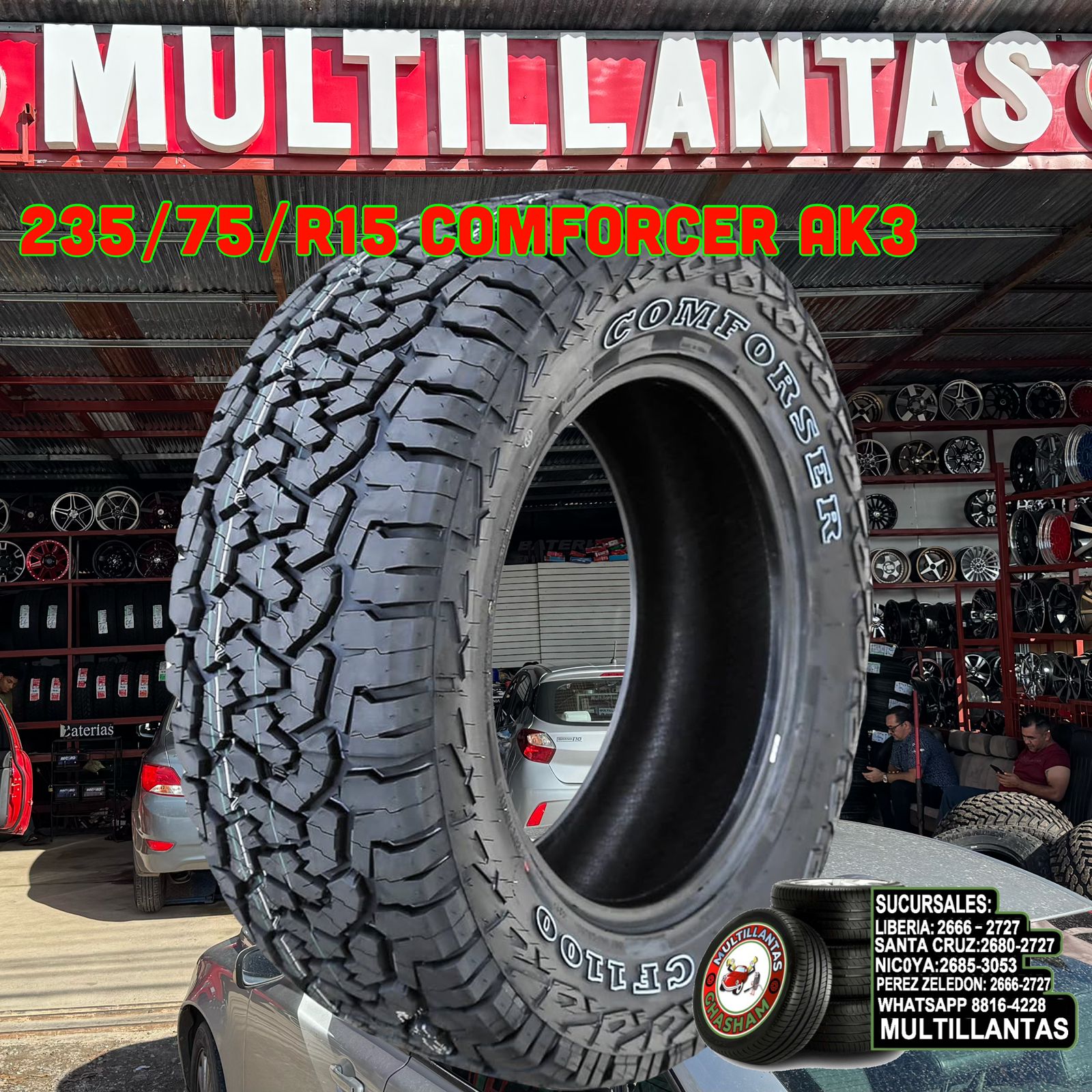 235/75/R15 COMFORSER AT-AK3 CF1100